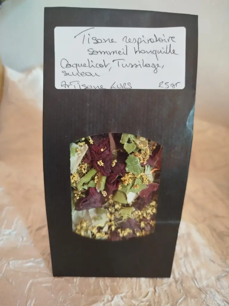 Respiratory herbal tea (dry cough)